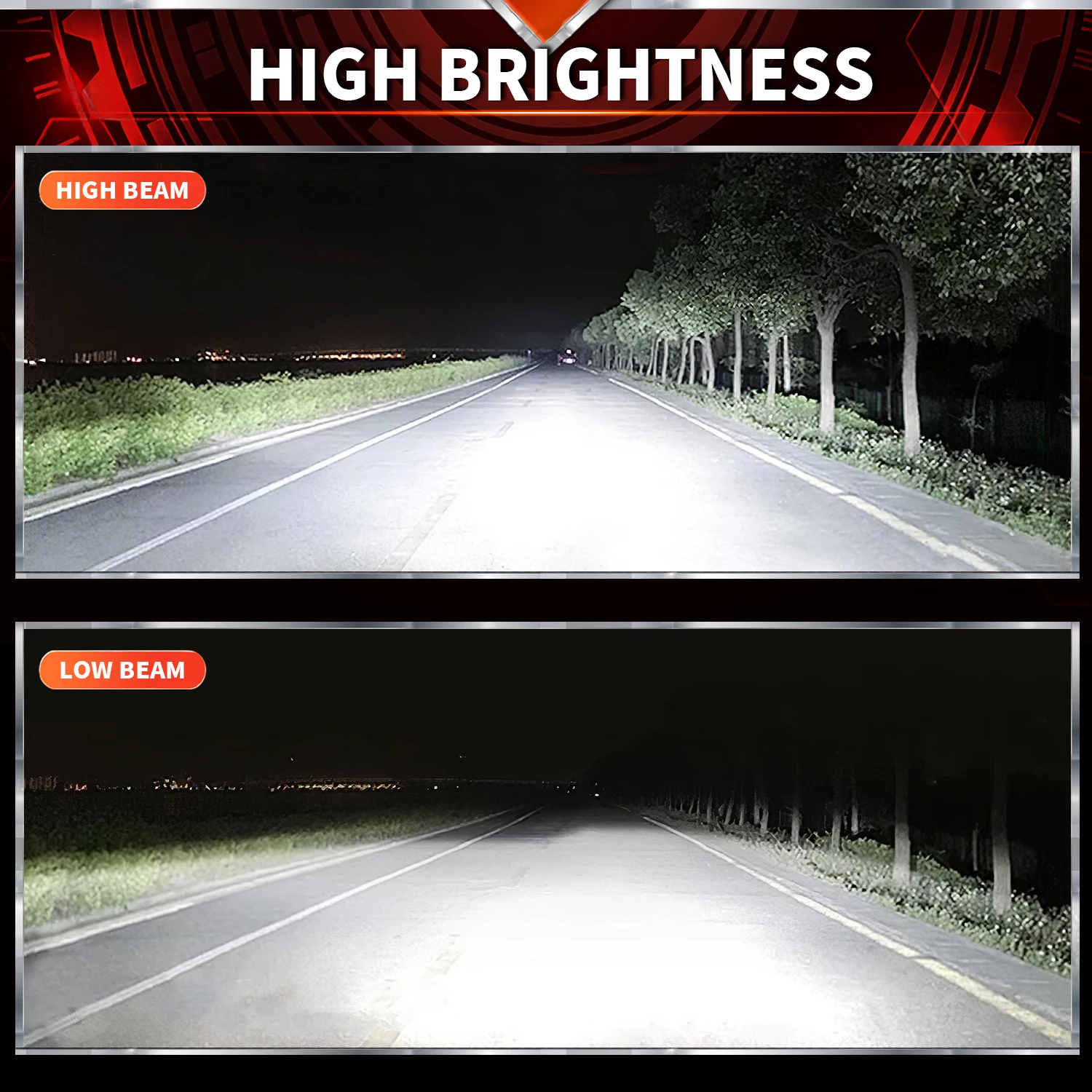 HYNBYZJ 880W H4 H7 Led Headlight 1000000LM Led Lights For Car H1 H3 H8 H11 H13 HB3 HB4 9005  9006 9012 9007 12V 24V