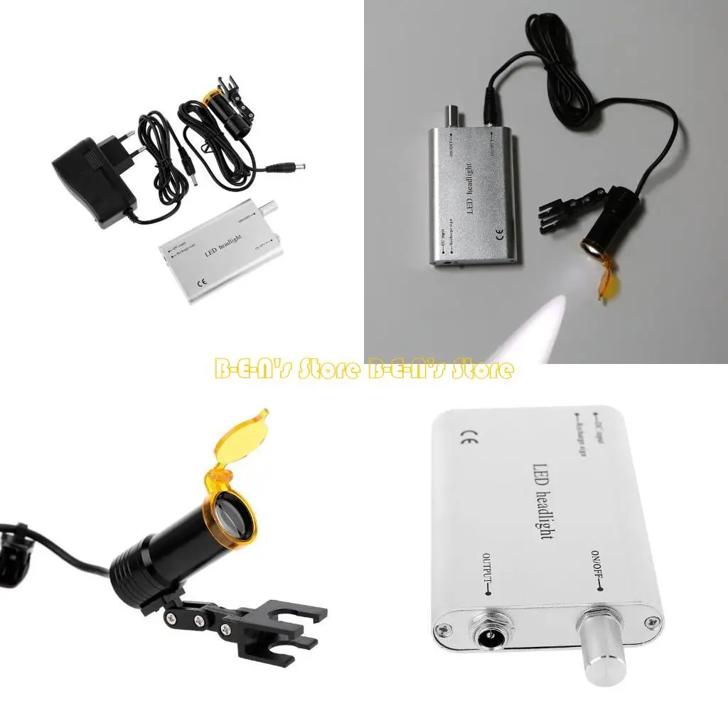 Y1AD 5W Dental Medical Portable LED Headlight Iron Frame Clip On LED light Filter