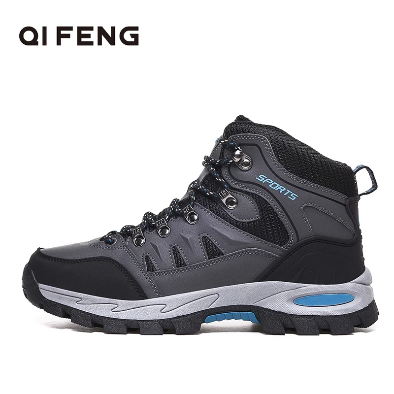 2025 Winter Pro-Mountain Outdoor Hiking Shoes Men & Women Add Fur Hiking Boots Snow Walking Warm Training Trekking Footwear Boys