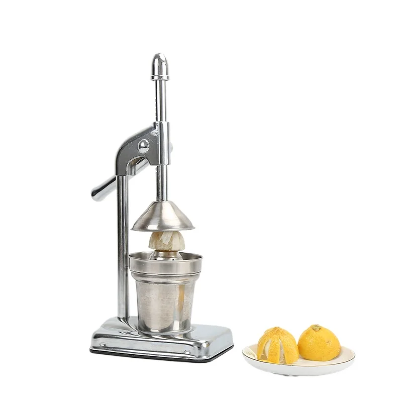 

Stainless steel small fresh juice press lemon citrus orange pomegranate manual juicer