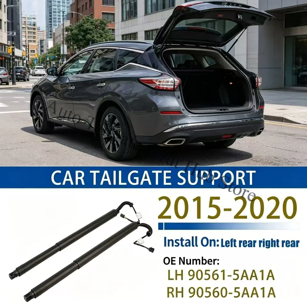 Tailgate Support Rod For 2015-2020 Z52 Nissan Murano Rear Tailgate Strut Electric Support Struts 905615AA1A 905605AA1A