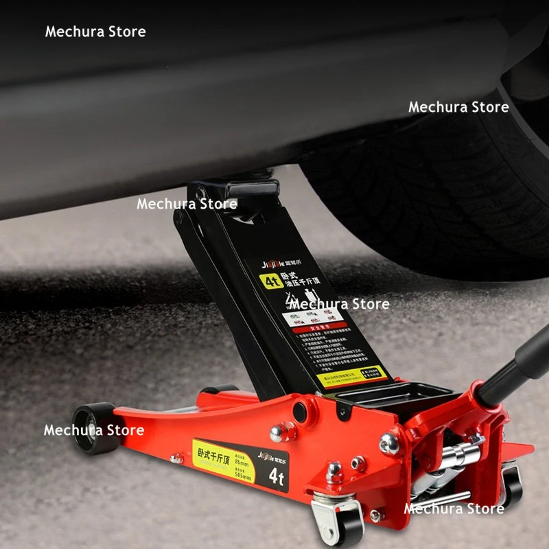 Heavy Duty Horizontal Hydraulic Jack 2T 2000kg Capacity Portable Floor Hydraulic Tools Sedan SUV MPV Off-road Vehicle JT40