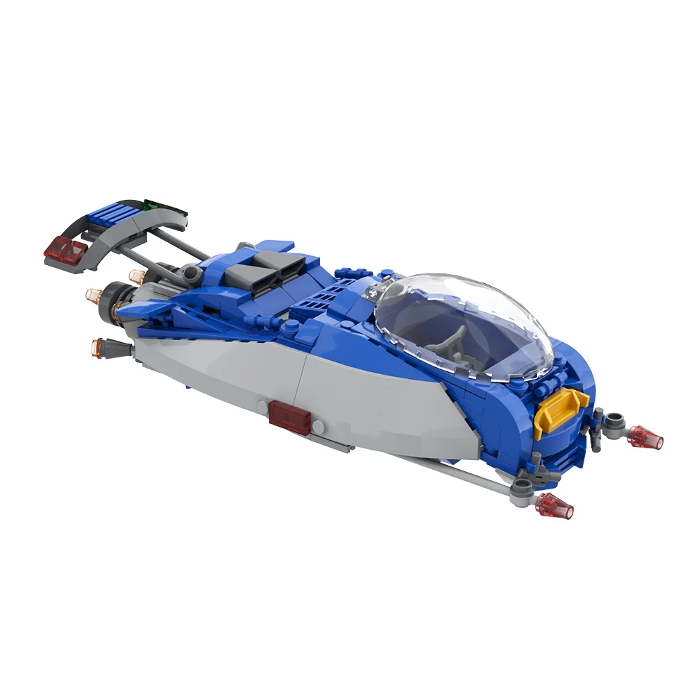 Gobricks MOC MIS010 Classic Space Building Blocks Model Space Series Spacecraftss Bricks diy Assembled Toy for Children Gift