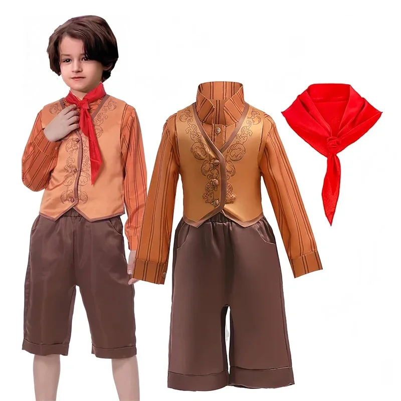 2025 Disfraz de Halloween Encanto para bebés, 4 piezas, traje Antonio para niños, Príncipe Madrigal, disfraz