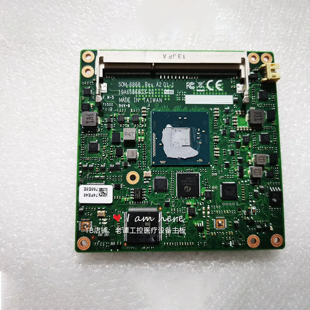 SOM-6868 Rev. A2 01-1 industrial control motherboard SOM-6868RC-T01A2