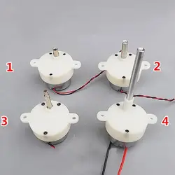 300 Series Gear Motor DC 6V Mini Deceleration Motors Positive Reversal 4 Types Electric Machinery For DIY Hobbies Amateur