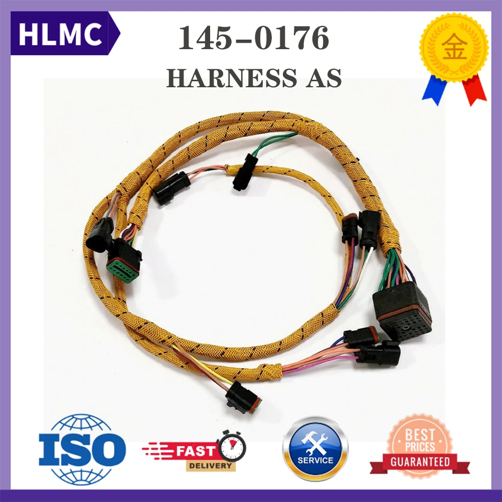 

Construction Machinery Parts E345B II 3176C Wire Harness for Excavator Attachment CA1450176 145-0176 1450176