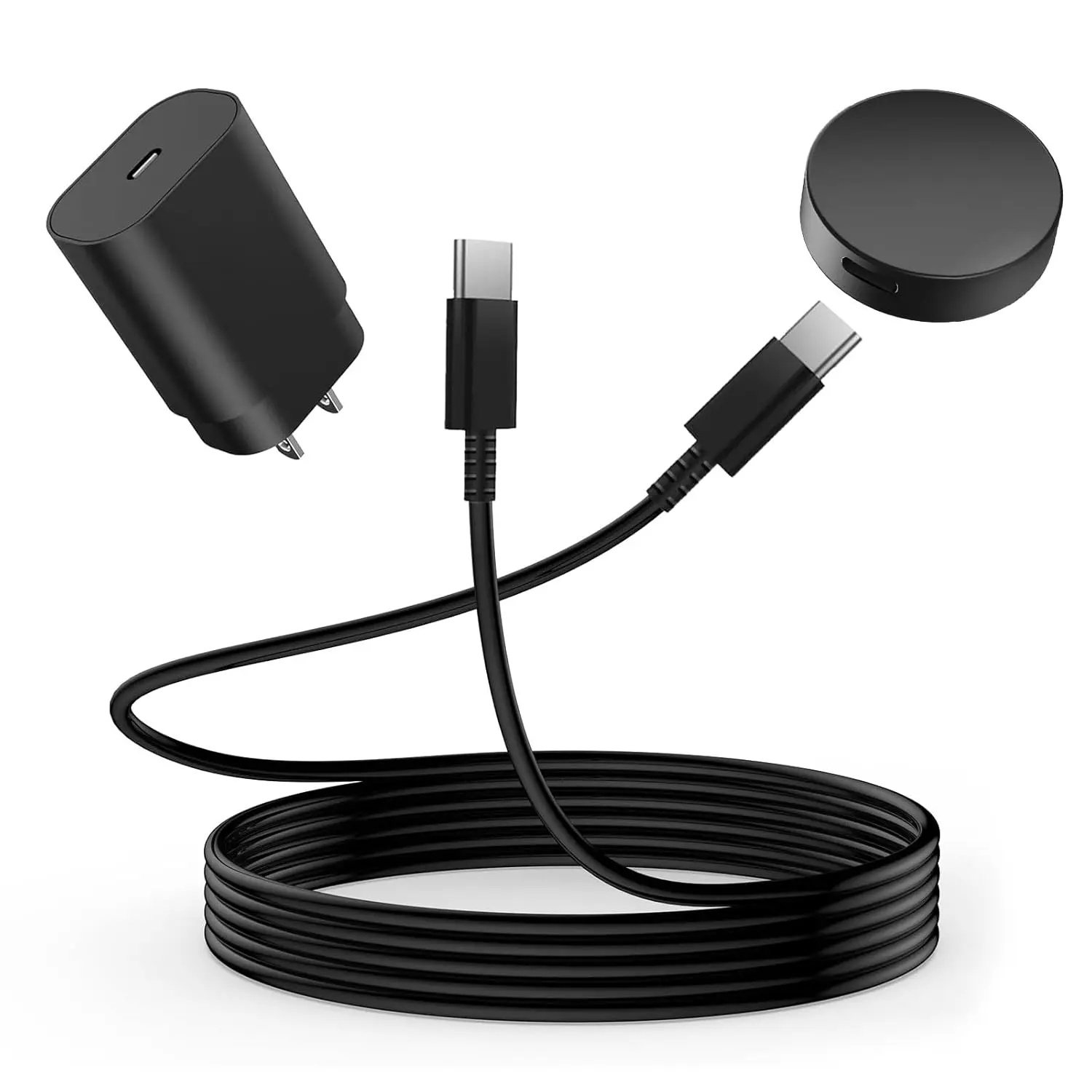 Suitable for Samsung 20W Watch Charger Dual USB-C Cable  Super Fast Wireless Charging Station Watch 7/6/5/4 Series & S25/S24/S23/S22 Ultra/Z Flip 6|3.3ft Magnetic Charging Dock