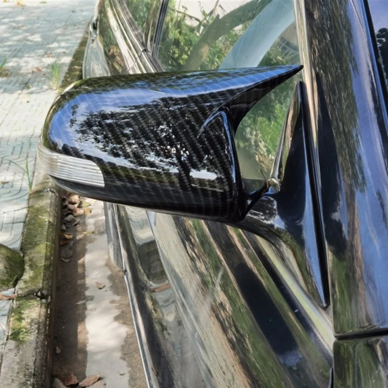 For Toyota Camry XV40 2006-2012 Side Door Rearview Mirror Cover Cap Trim Shell Sticker Car Styling Accessories Parts