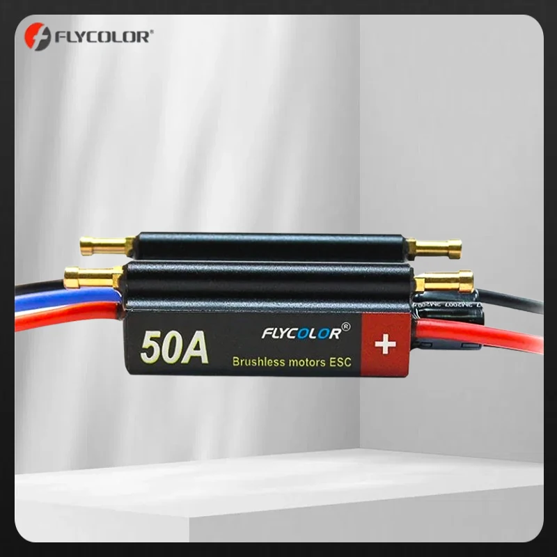 FlyColor 30A 50A 70A 90A 120A RC BOAT ESC Waterproof 2-6S Lipo Brushless Speed Controller for RC Boat Motor