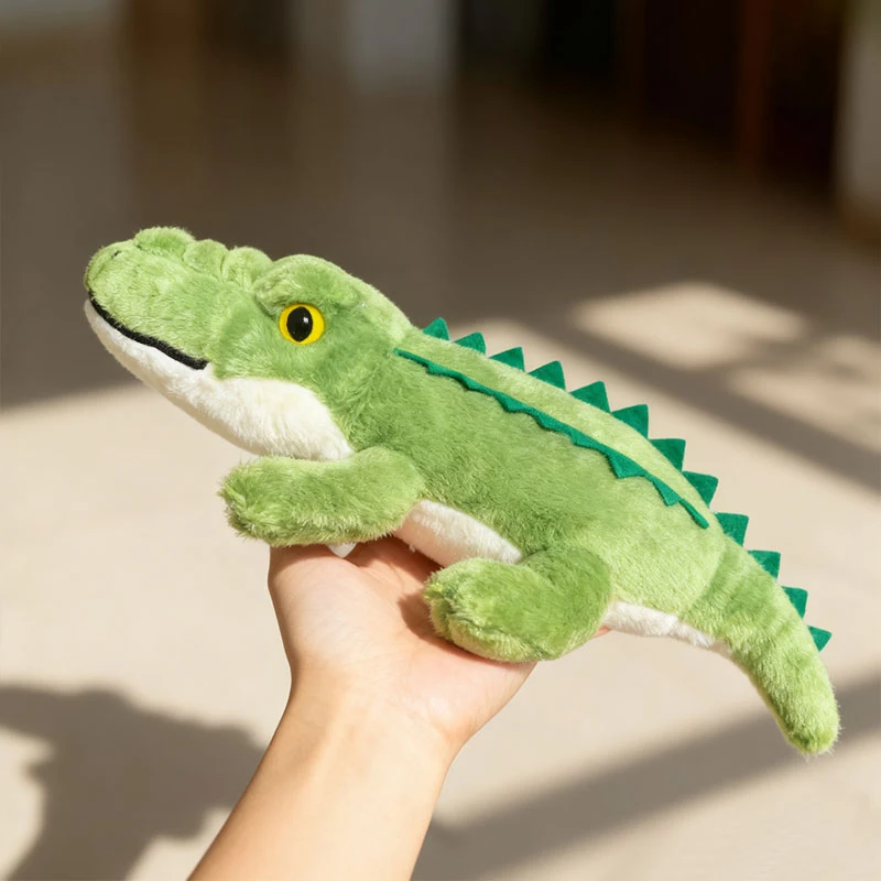 

Adorable Laid-Back Animal Plush Toys - Crocodile Axolotl Rhinoceros Fennec Fox Soft Stuffed Toys for Girl Boy Zoo Souvenirs