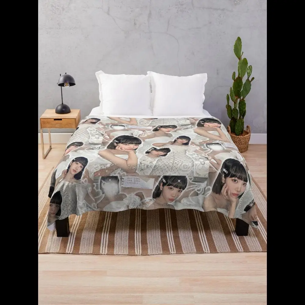 Coperta In Peluche Le Sserafim Chaewon, Morbida E Accogliente, Per Divano Letto Del Soggiorno-image