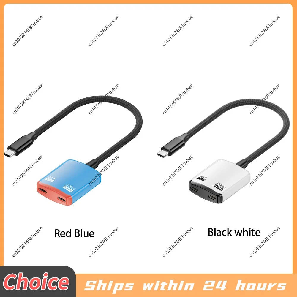 2-in-1 USB C To AR Glasses Adapter with 100W PD Fast Chargings Charge and Play Adapter High Definition Stable Connection