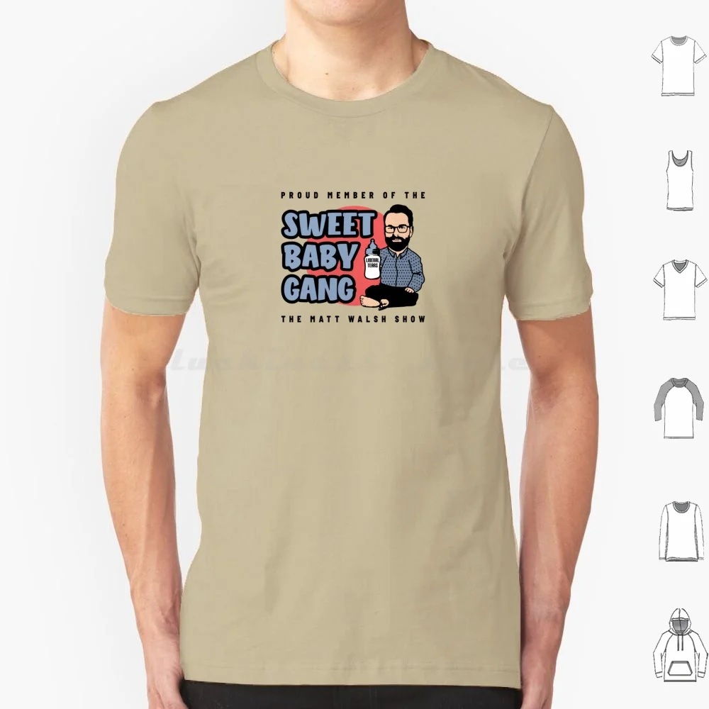 Camiseta Sweet Baby Gang-M.walsh, camiseta fresca de algodón 6xl con cancelación que estás cancela la cultura Walsh Gang, conservador republicano