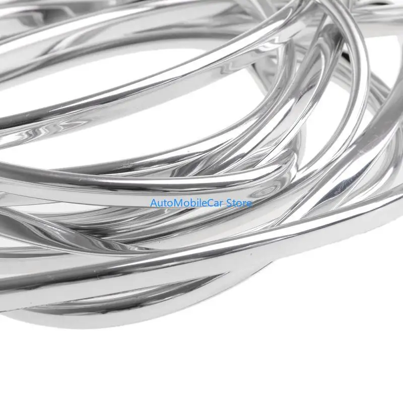 G8TE Car Styling 3mx6mm Chrome Trim Strip Bumper Vent Grille Switch for Rim Moulding 