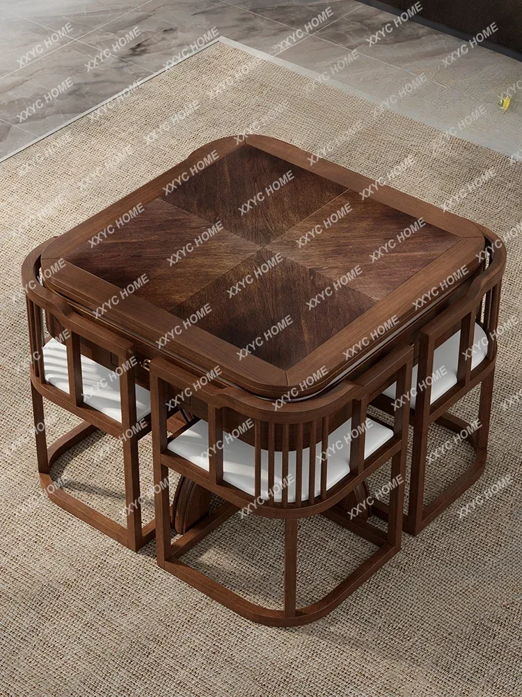 

Electric Mahjong Table Automatic Household Chess Table Bass Machine space saving multifunctional furniture