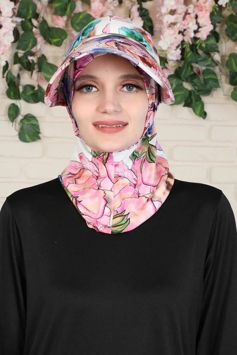 Combed Bone nature pattern with hat