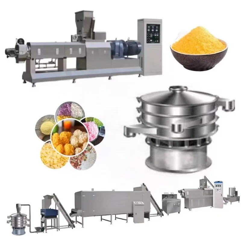 Customized Full Automatic Panko Bread Crumb Extrusion Line Stable High Output For Large Scale Fried Food Manufacturing Factory