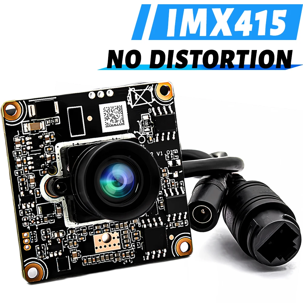 

WGWK 4K IP Camera Module Sony IMX415 8.0Megapixel 6.2mm 49° NoDistortion Lens Low illuminance RTSP P2P Onvif Security Protection