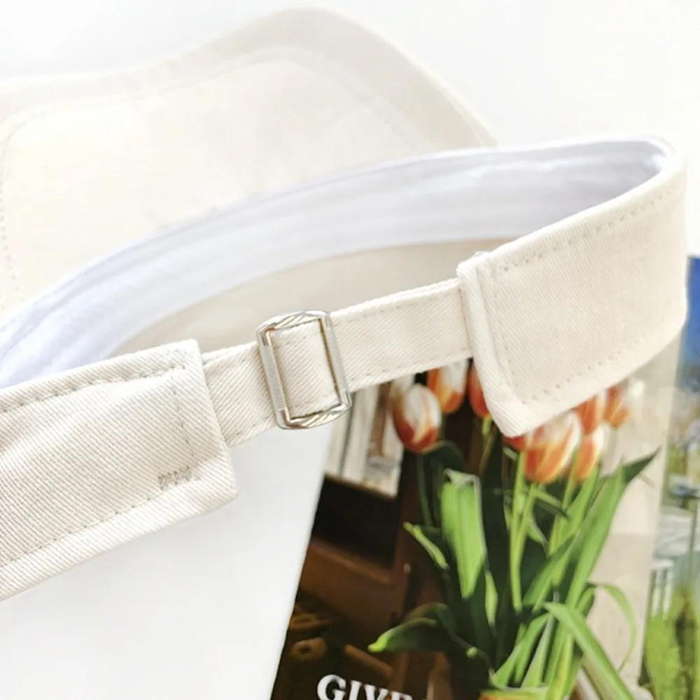 Sun Protection Sun Hat Portable Bow Embroidery Breathable Baseball Cap Empty Top Adjustable Sun-Proof Caps Ladies