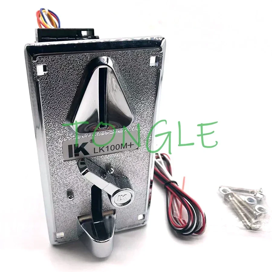 1pcs Zinc Alloy Front Panel Compare Coin Acceptor LK100M Selector for Arcade Game Machines and Vending Machine