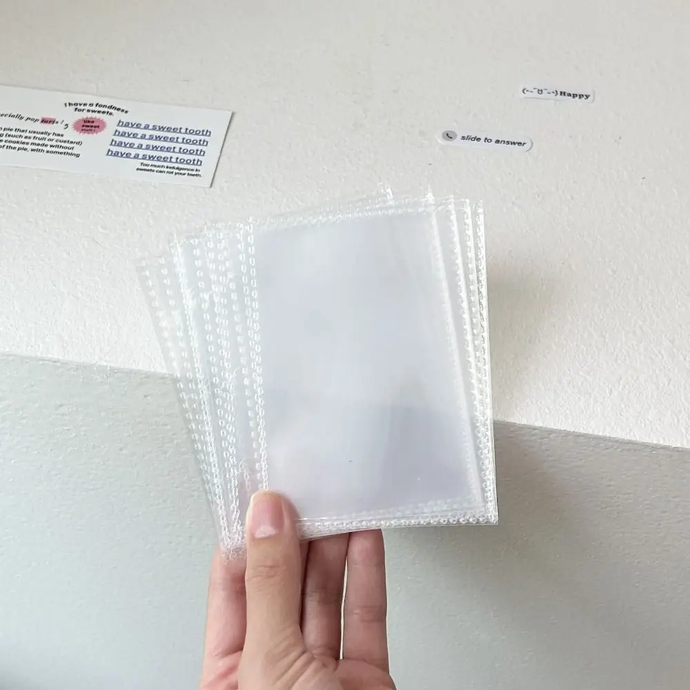 Double Button 3 Inch Photo Album Cover a8 Mini 3 Inch Card Album Cover INS Style Portable Mini Picture Case Cover Photo Storage