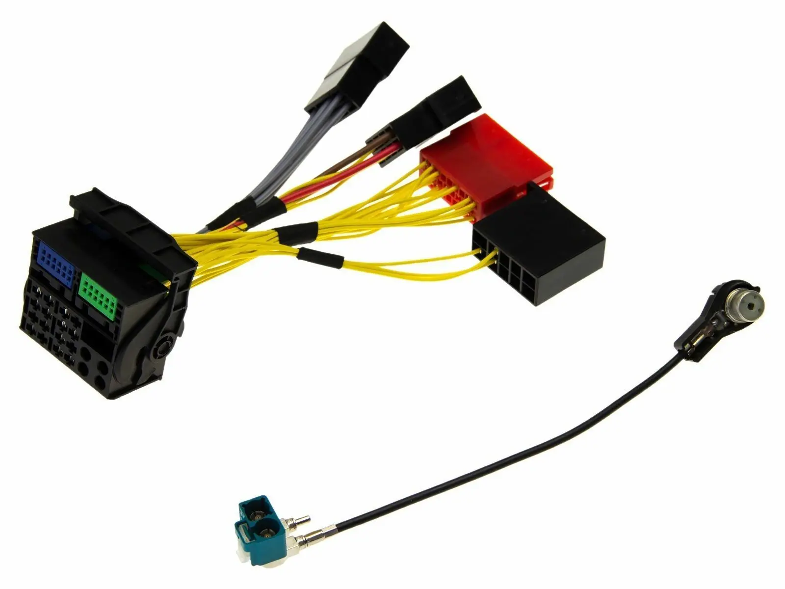 NAVI RNS-E Antenna Adapter PLUG & PLAY Adapter Diversity Antenna For Audi A2 A3 A4 A6 A8 Cable Wiring Connection