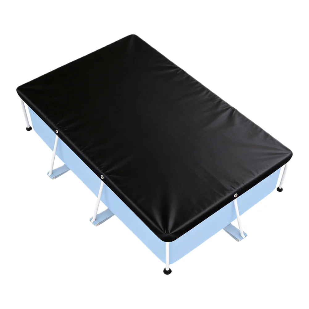 UV Resistant Pool Cover Rectangular Waterproof Cover Energy Efficient Long-lasting Performance PU Coating Protection
