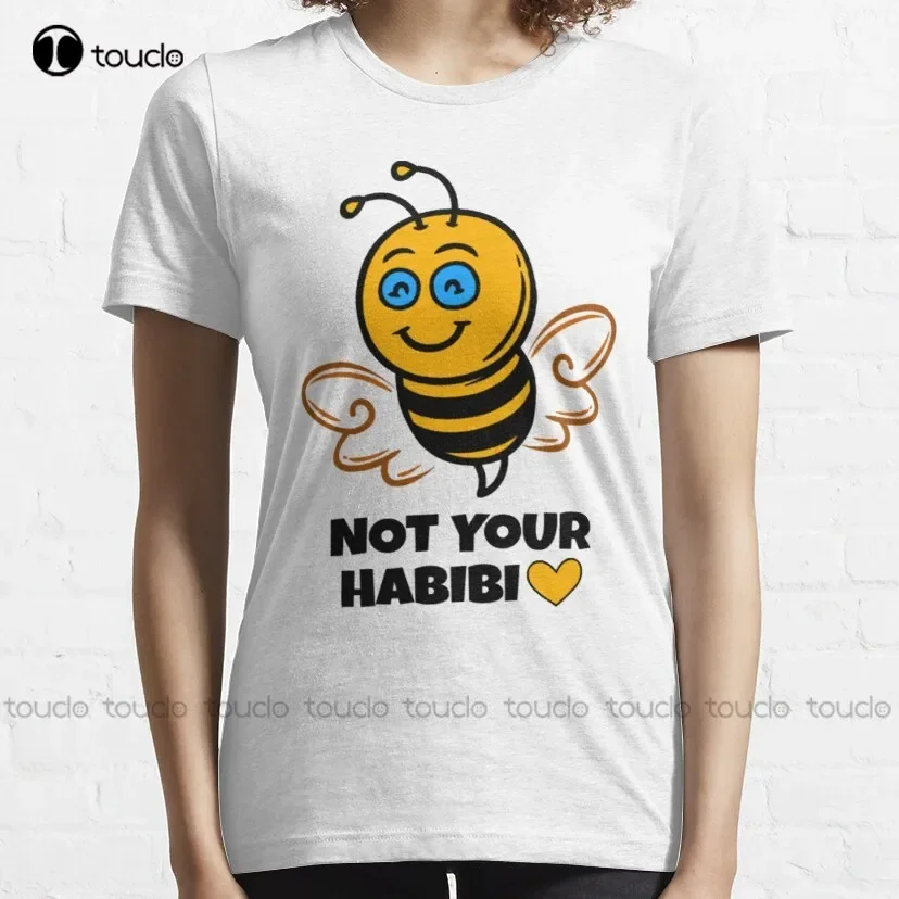 Not Your Habibi Classic T-Shirt Short Sleeve Shirts For Women Tee T Shirts Digital Printing Harajuku Streetwear New Popular Tee