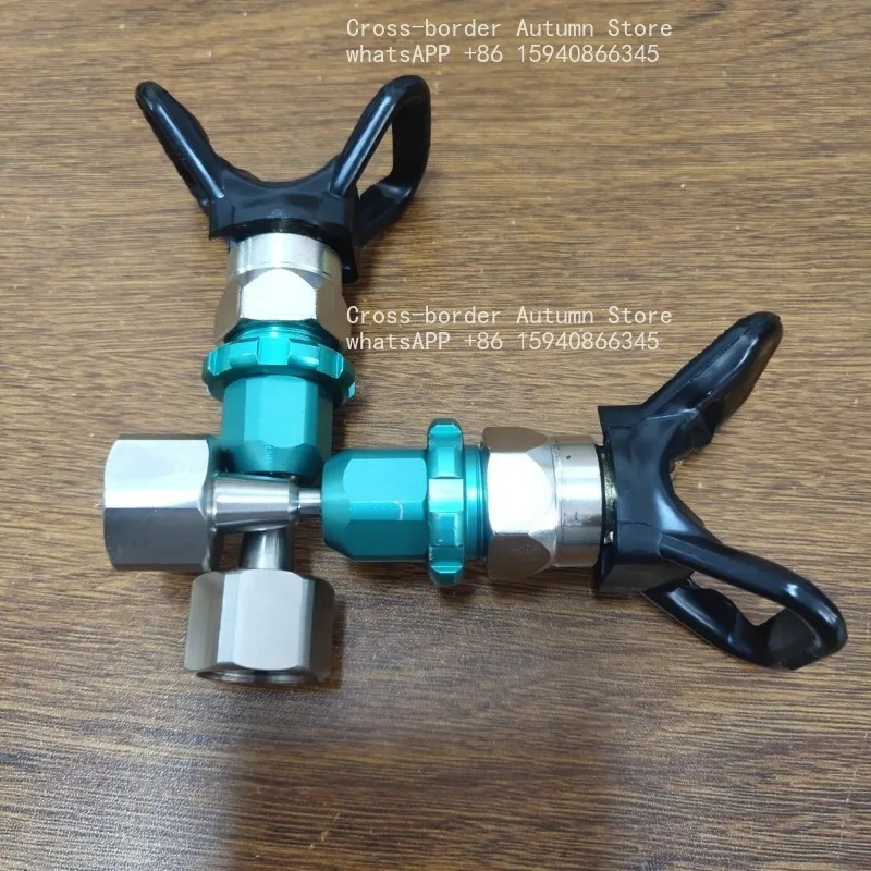 Stainless steel universal nozzle, built-in shut-off valve, can rotate and adjust the direction