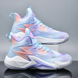 Mens Basketball Shoes Cushioning Professional Training Sports Shoes Thick Soled Comfortable Fashionable Sneakers for Men