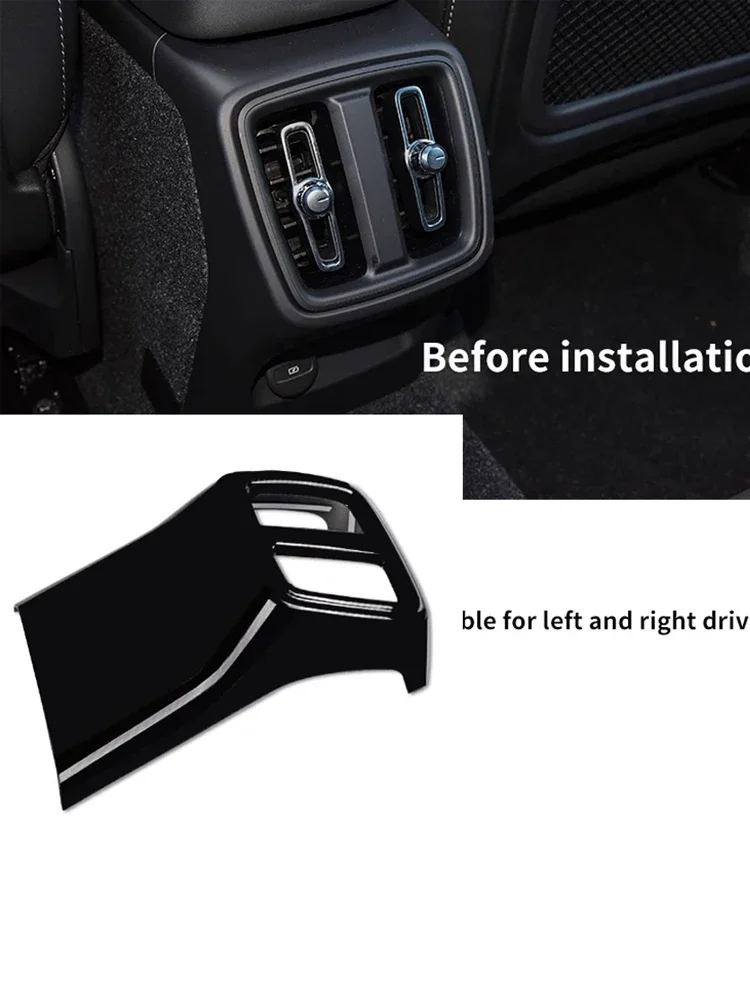 For Volvo C40 XC40 interior Piano Black grain central control instrument panel navigation decorative film car accessories