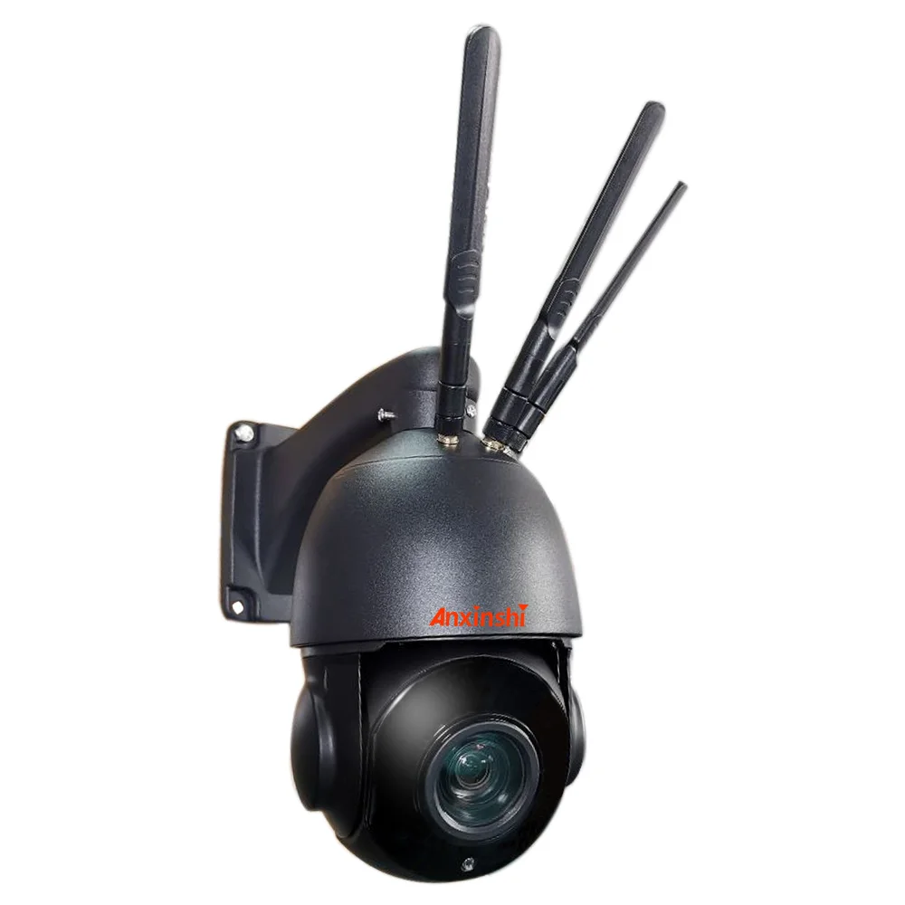 Black Color 8.0MP 30X Starlight 4G WIFI PTZ Camera Outdoor Wireless 4K IP Camera CamHi P2P 4G 3G Security Camera