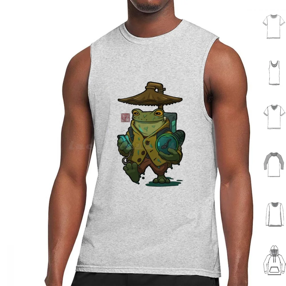 Sprog And Brog Tank Tops Print Cotton A Frog And His Son Frog Frogs Tadpole Cute Cute Frog Asian Japanese Sprog And