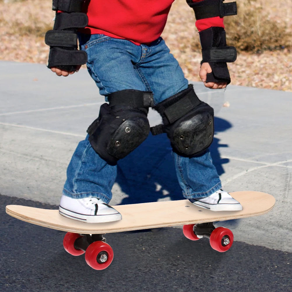 

Пустой скейтборд, незавершенный деревянный скейтборд «сделай сам», для детей, креативная ремесленная живопись, подарок для координации рук и глаз