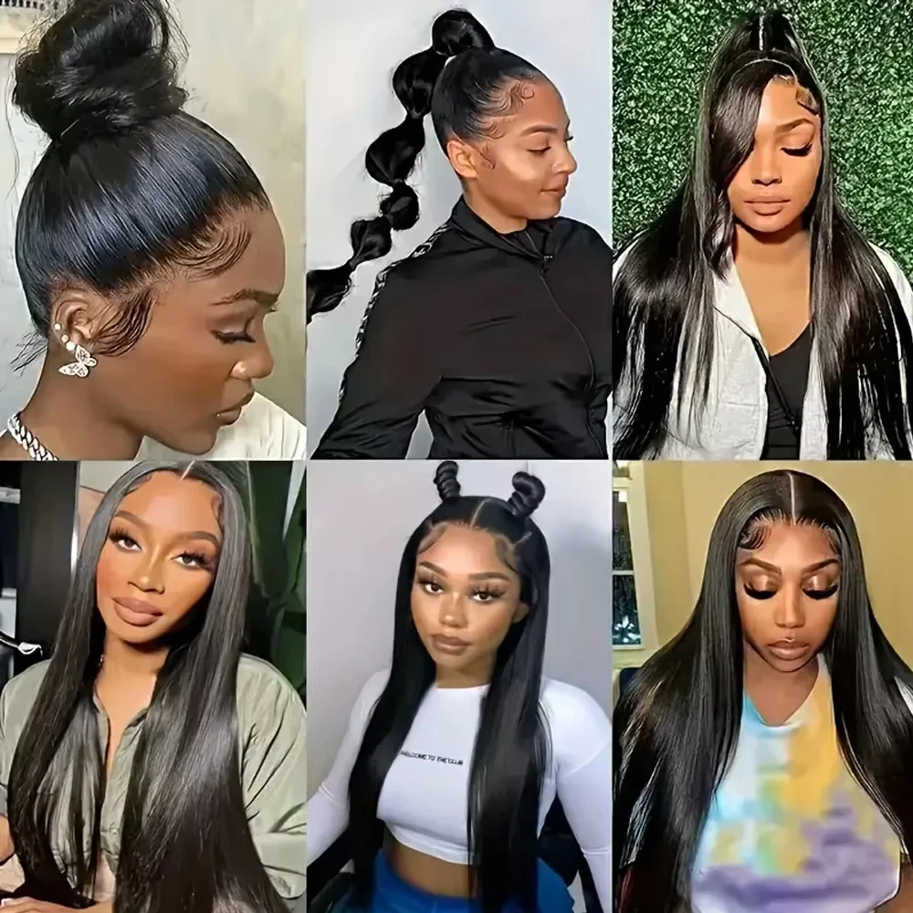 250 الكثافة Invisi حزام 360 كامل الدانتيل غلويليس شعر مستعار غير مرئية الرباط شعر مستعار أمامي 30 بوصة مستقيم الدانتيل شعر مستعار أمامي شعر الإنسان