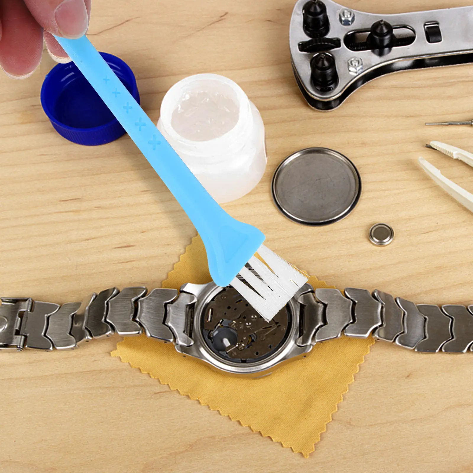 8Pcs Keyboard Cleaning Brushes Set PP Material Lightweight Portable Small Brushes for Computer Clipper Crevice Grout Sink Gaps