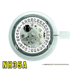 Brand New And Tested SEI KO (SII/TMI) NH35/NH35A High Quality Automatic Movement With Stem Date at 3 White Disc