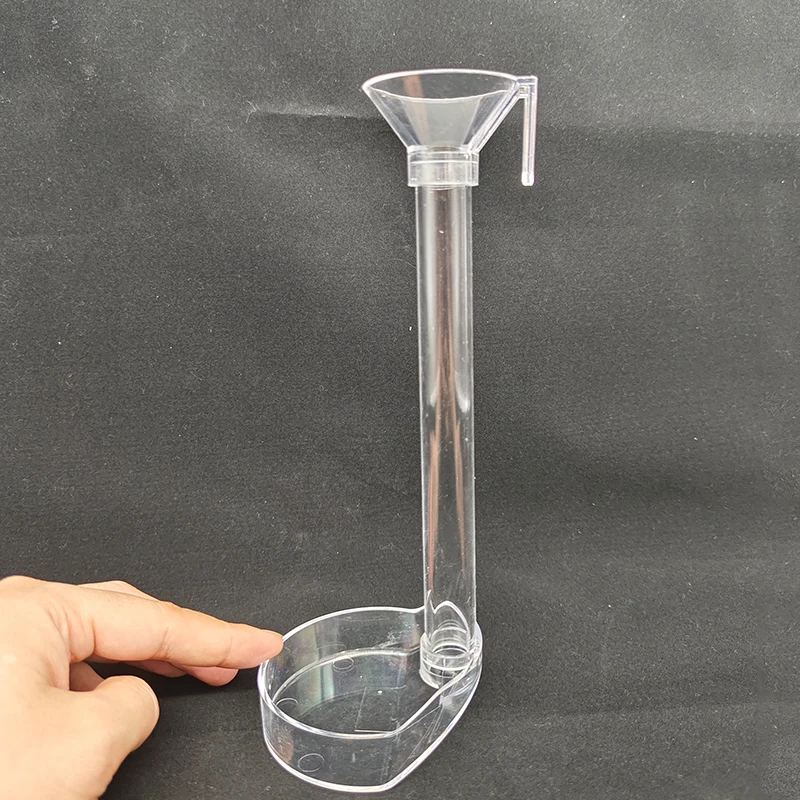 Acrylic Aquarium Fish Feeder Transparent Tube Multifunctional Large Capacity Fish Tank Food Dispenser For Aquarium Tank Shrimp