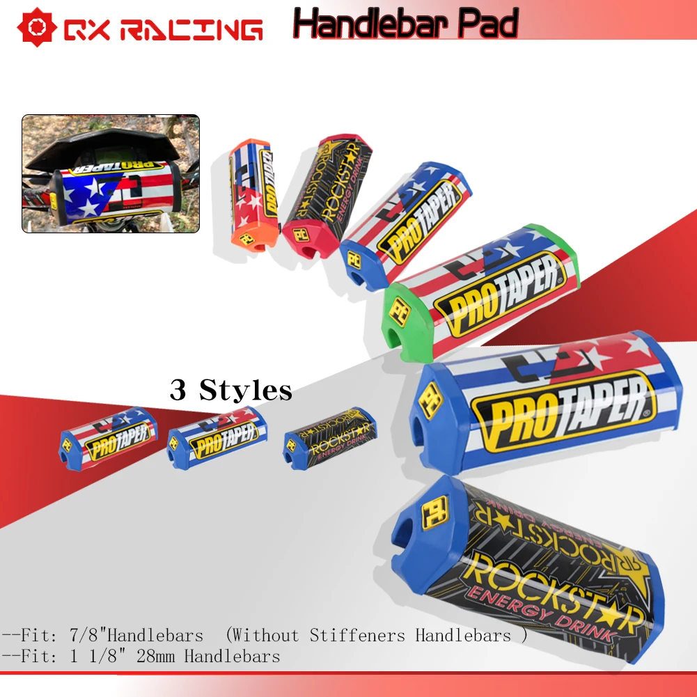 แผ่นรองมือจับรถมอเตอร์ไซค์ขนาด28มม. 1-1/8สำหรับ Pro TAPER 2.0มือจับสี่เหลี่ยม YZ250F YZ450F YZ250FX จักรยานสกปรก WR250F WR450F
