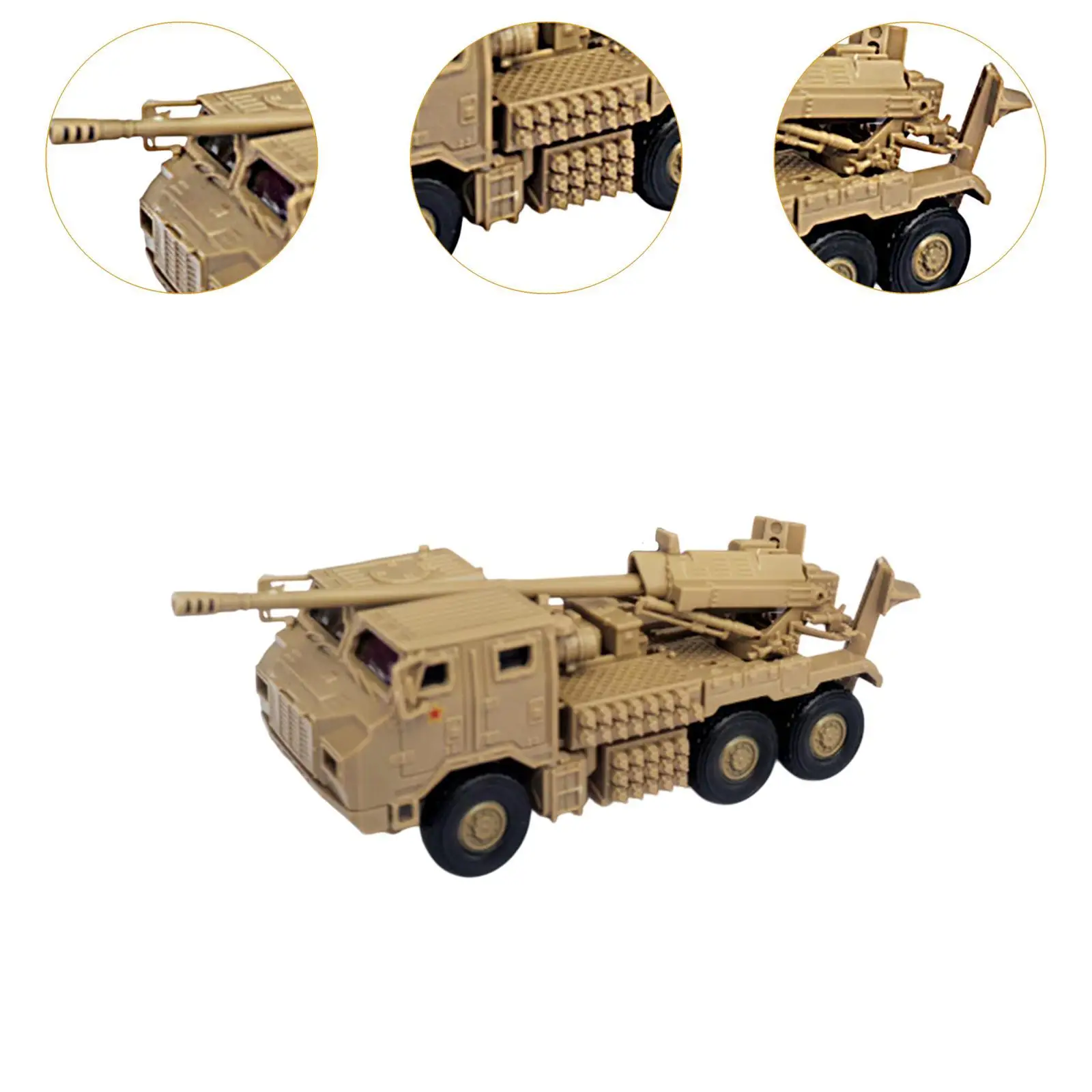 Simulación 1/72 Modelo de tanque chino Kit de construcción de modelo 4D para niños