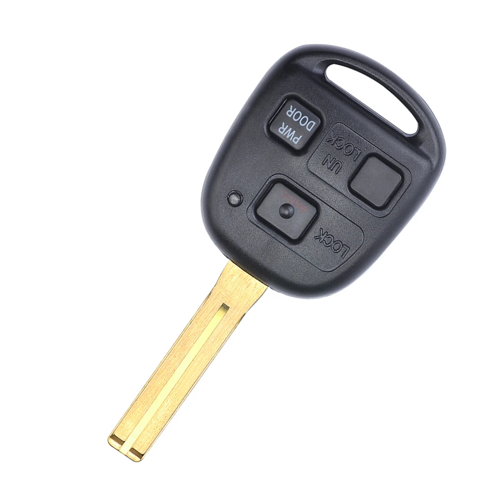 KEYECU FCC:HYQ1512V/HYQ12BBT 315MHz 3 Button Smart Remote Key Fob 4C/4D68 Chip for 1998-2005 Lexus ES300 GS300 IS300 GS400