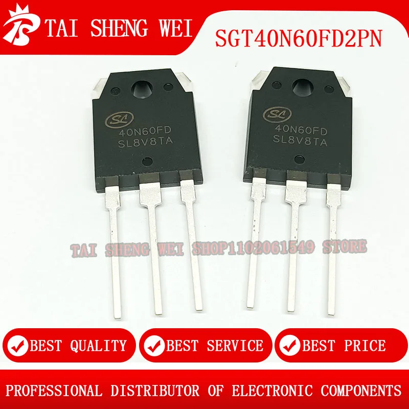

5 шт. SGT40N60FD2PN 40N60FD2 40N60FD TO-3P 40A 600 В новый оригинальный