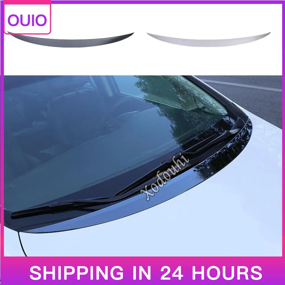 OUIO For Honda 2015-2021 Odyssey Stainless Steel Engine Hood Covers Trim Decoration Exterior Accessories
