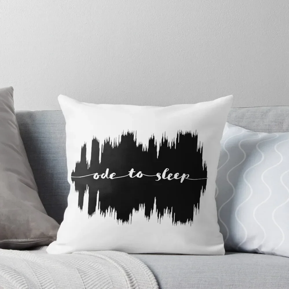 Ode to Sleep soundwave Throw Pillow Cushion Cover Set Cushion Cover Luxury pillow