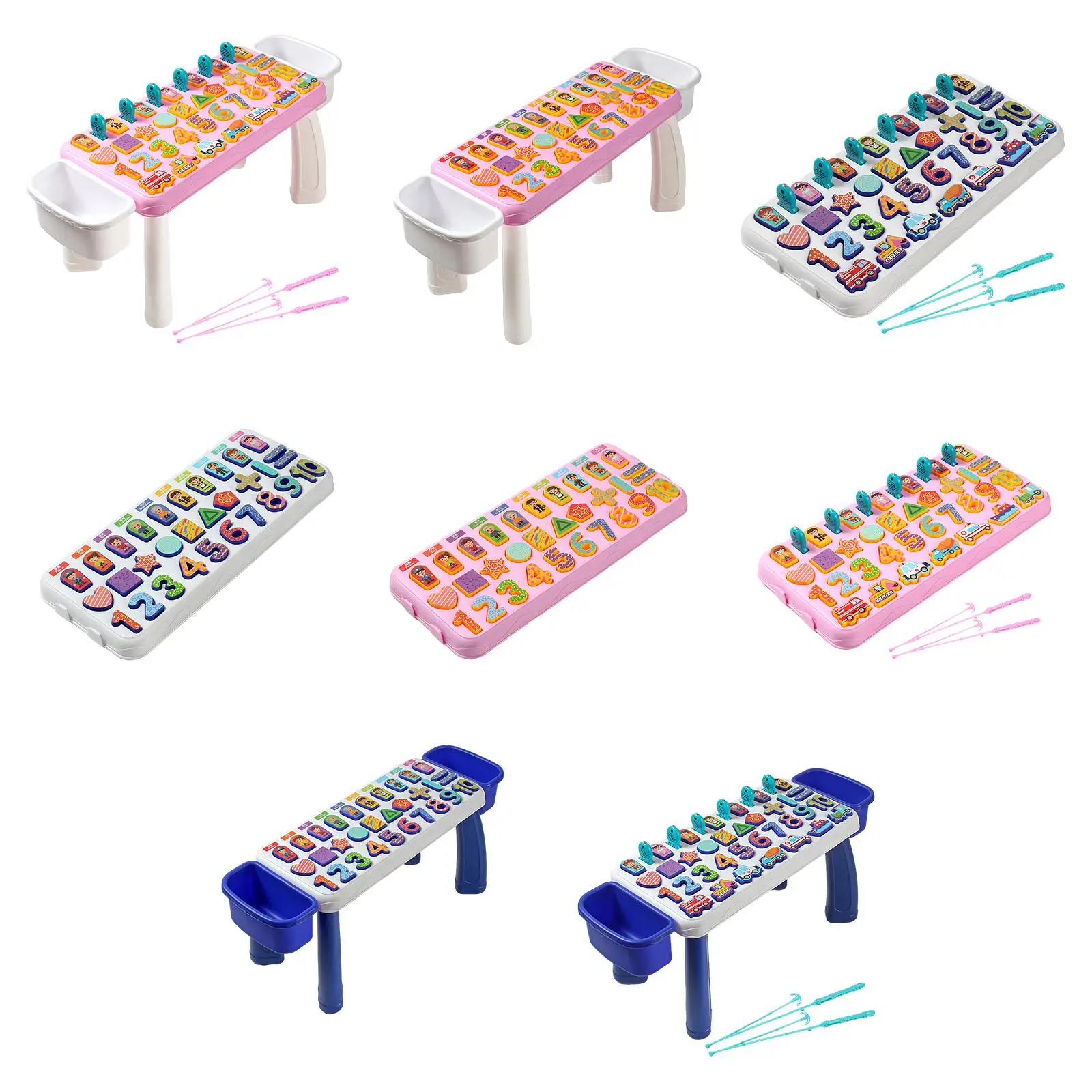 Puzzle Montessori che gioca Gioco di pesca Apprendimento precoce Giocattoli educativi Forma Cognizione Matematica per bambini