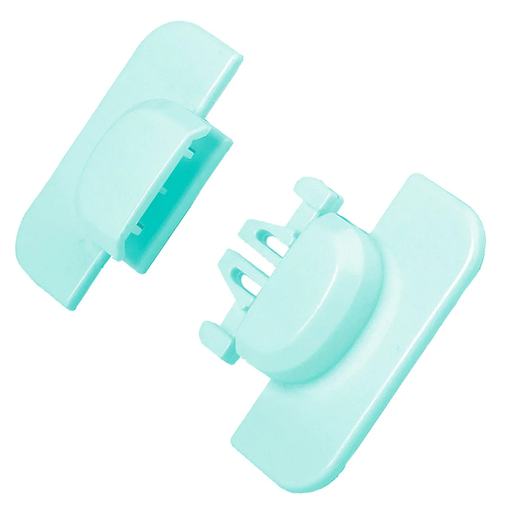 3 قطع من أقفال أمان الأطفال متعددة الأغراض مقاومة للأطفال ذاتية اللصق لخزانة الخزانة ودرج الثلاجة باللون الأزرق سهلة التركيب