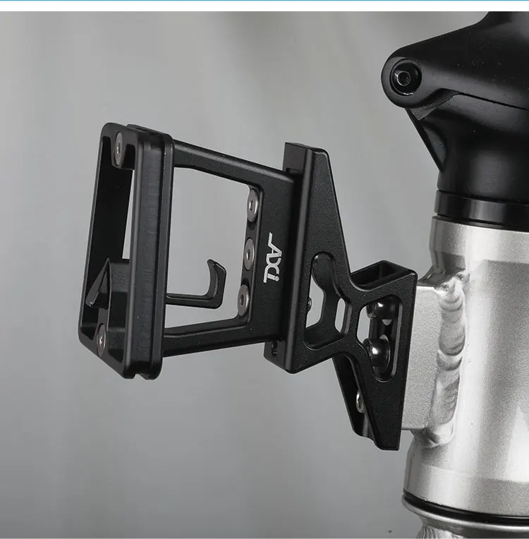 AXI Faltrad-Vordertasche Erhöhter Sockel Aluminiumlegierung Vorderradträger-Adapter Erhöhung für Dahon Brompton Faltrad – Detail 3