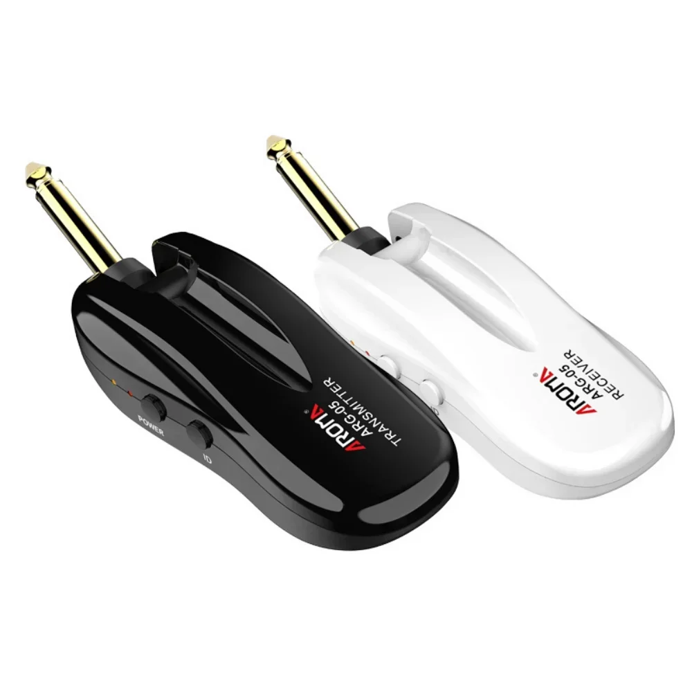 

5.8G Aroma Arg-05 Guitar Wireless System Audio Transmission with Transmitter Receiver Rechargeable Battery for Guitars Bass