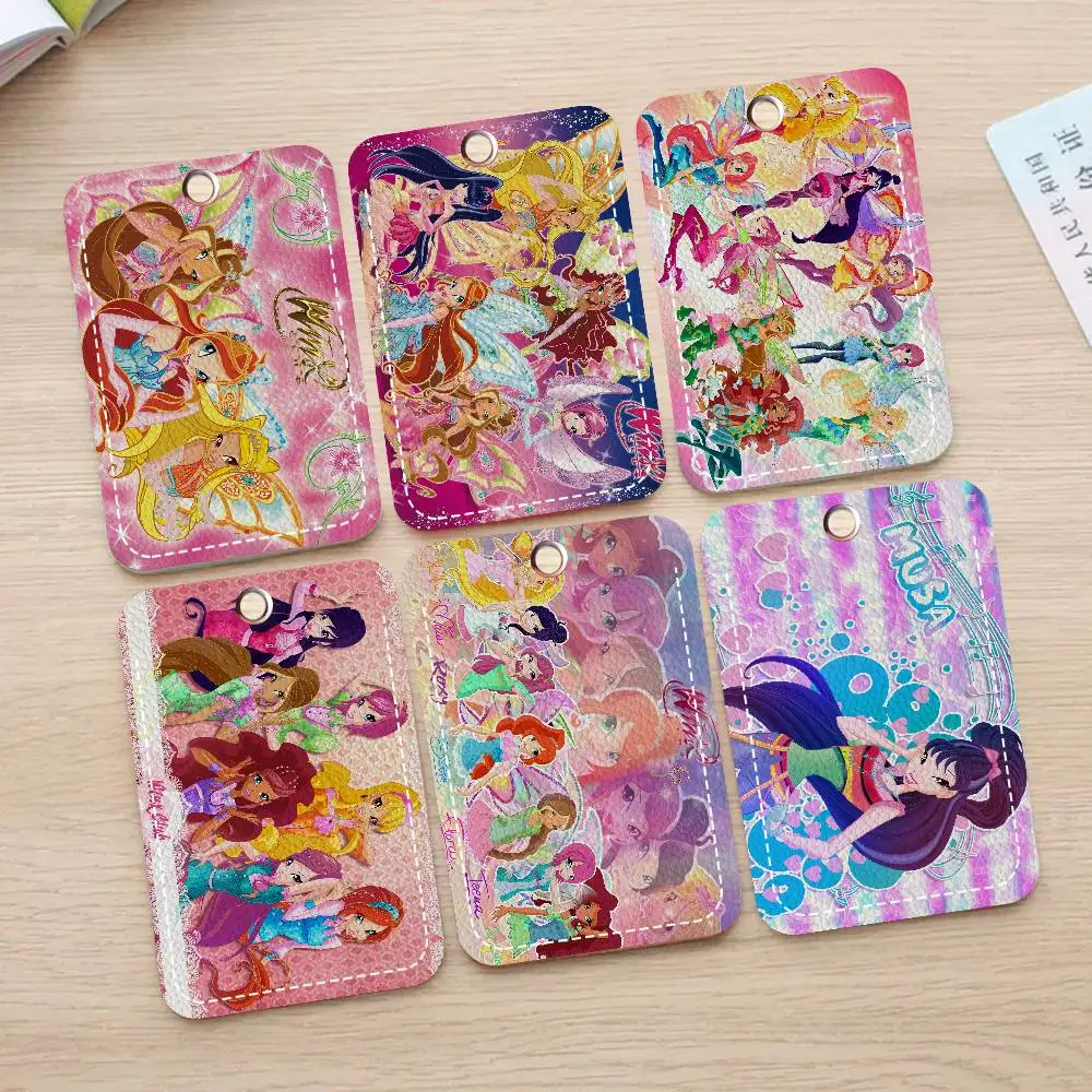 شعبية الرسوم المتحركة التلفزيونية W-winX لطيف أنيمي المفاتيح حاملي بطاقات كيرينغ البنك حافلة معرف بطاقات الائتمان سلاسل حلقية رئيسية #1